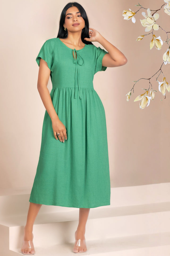 Boxy Relaxed Midi Dress