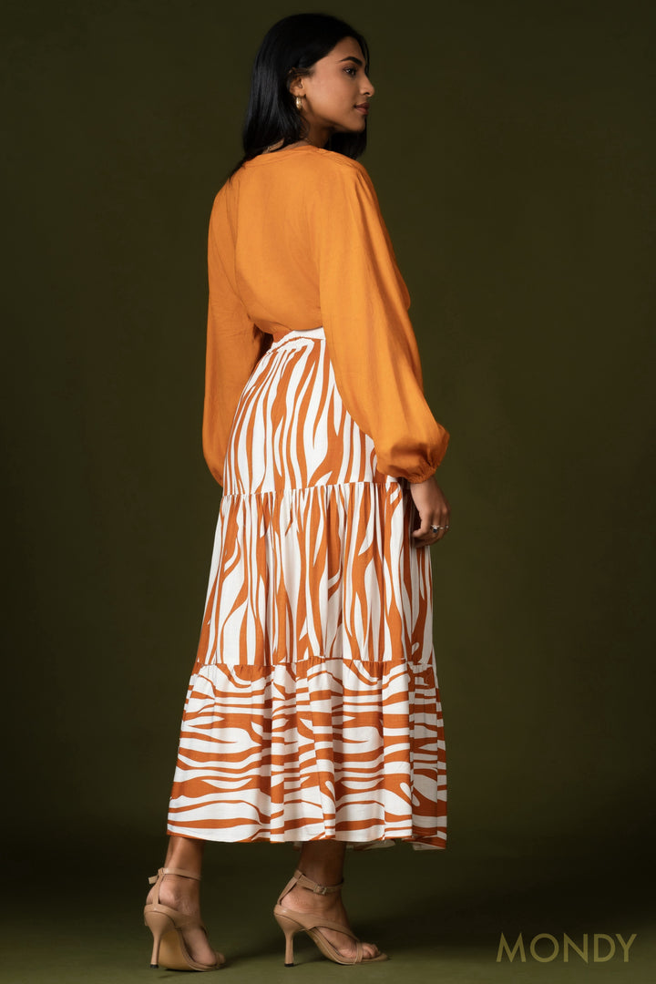 Relaxed Fit Puff Sleeve Top