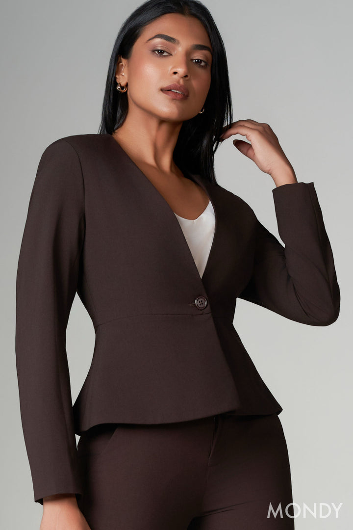 Peplum Style Blazer