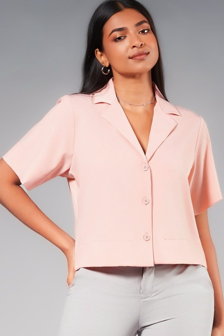 Relaxed Button Up Top