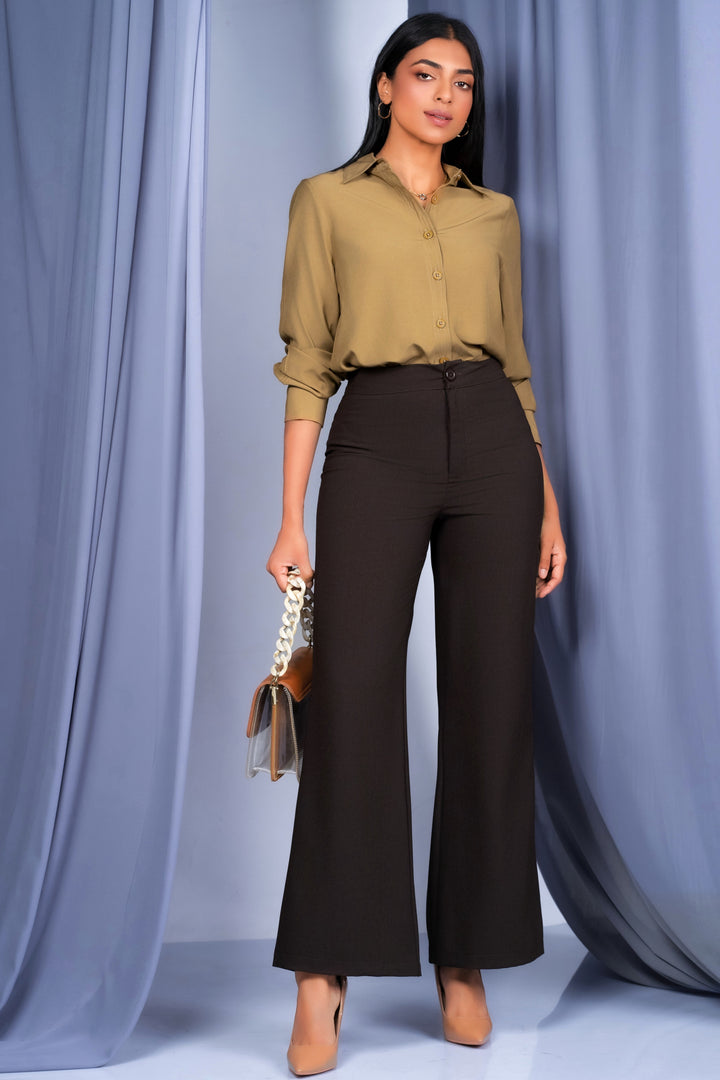 High Waist Wide Leg Pant