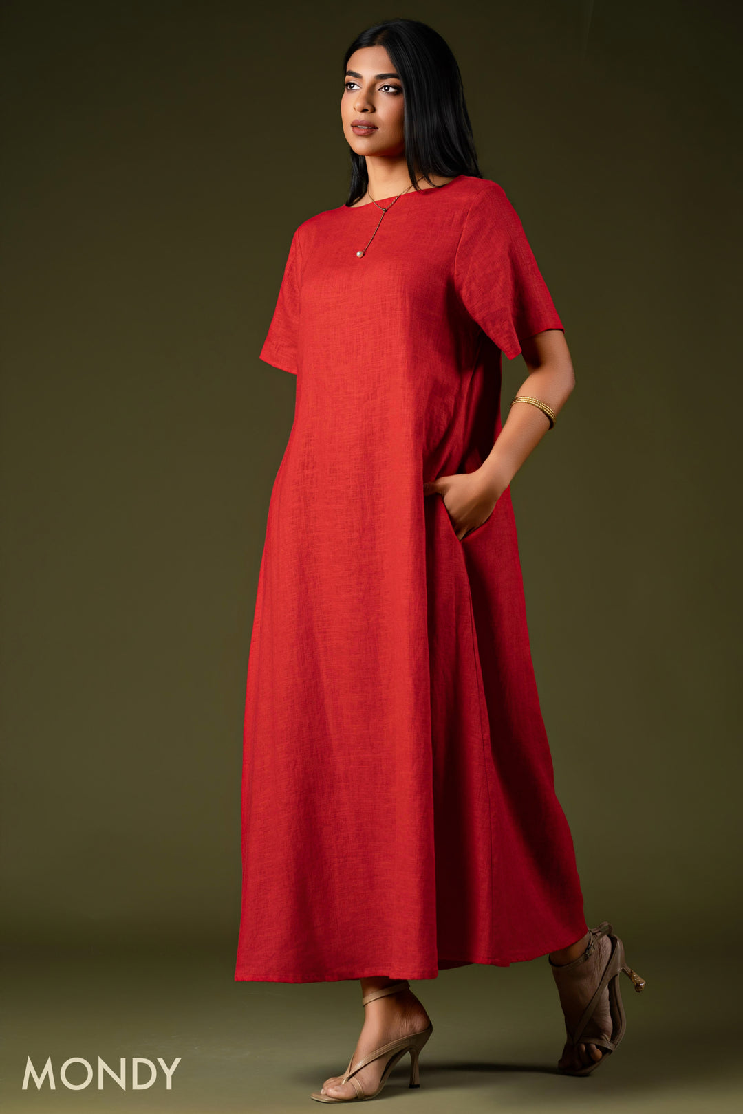 Relaxed Boxy Maxi Dress