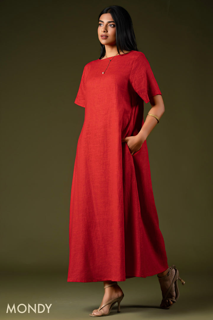 Relaxed Boxy Maxi Dress