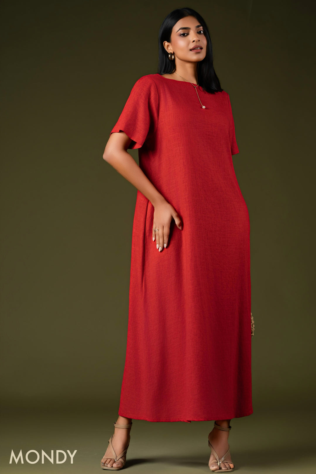 Relaxed Boxy Maxi Dress