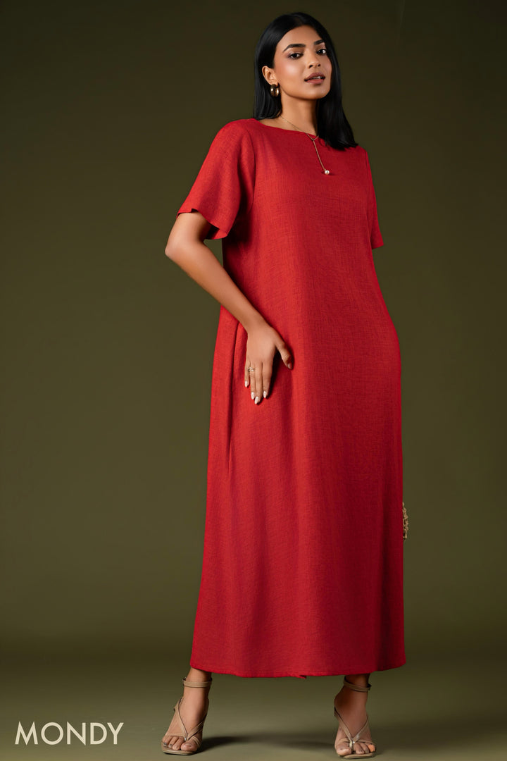 Relaxed Boxy Maxi Dress