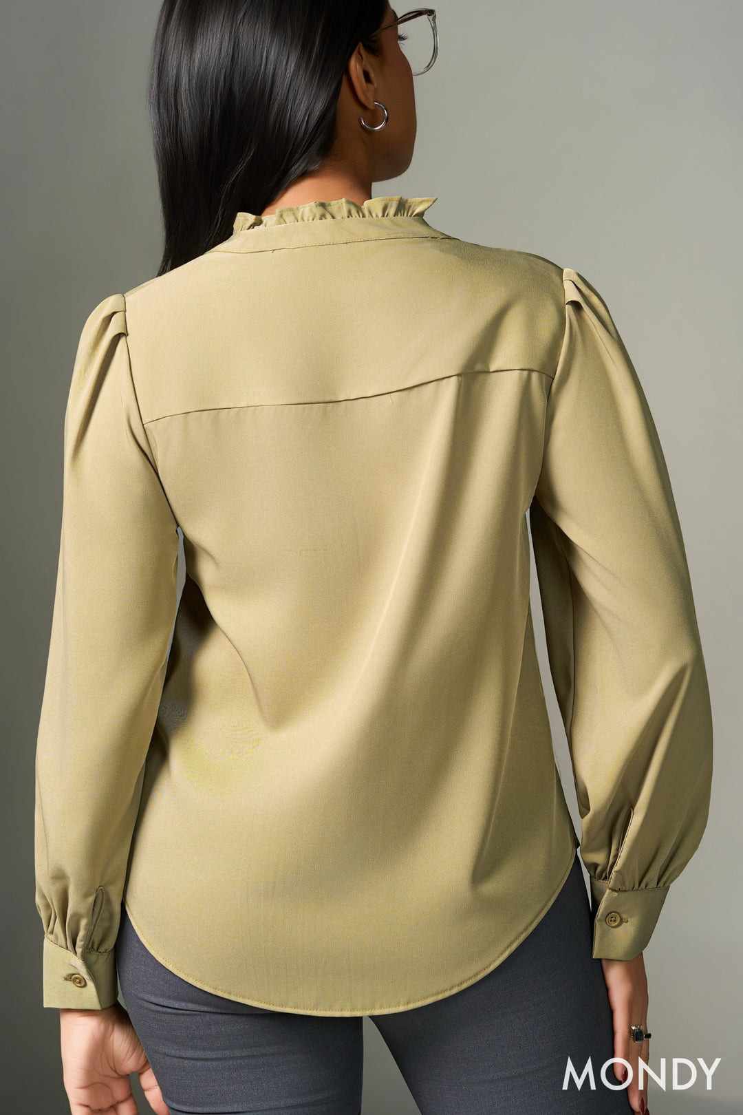 Frill Neck Top