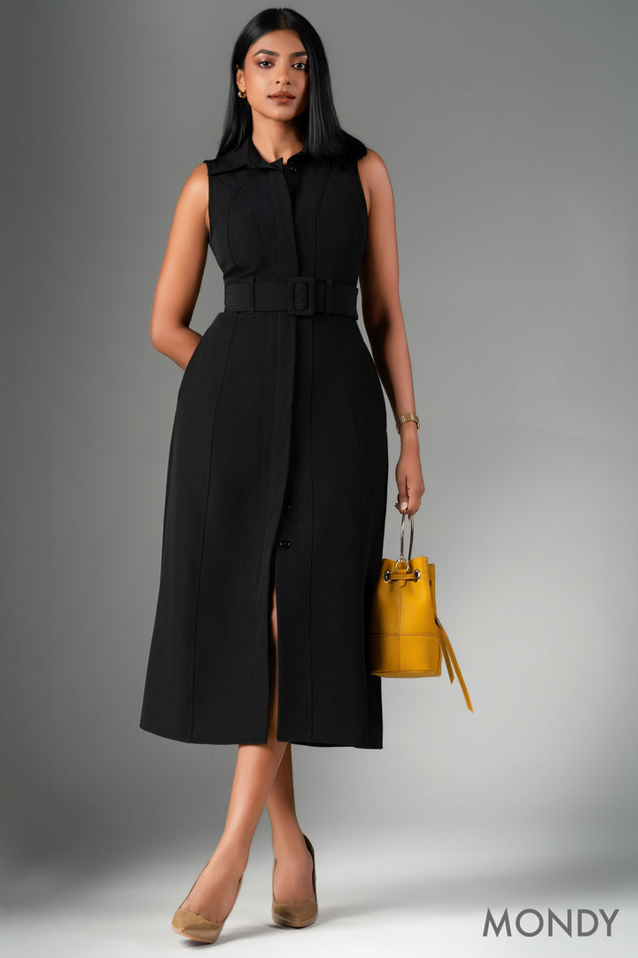 Belted Shirt Dress