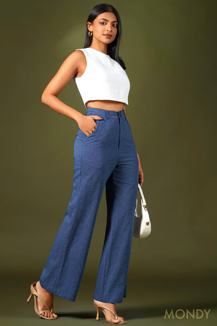 Wide Leg Linen Pant