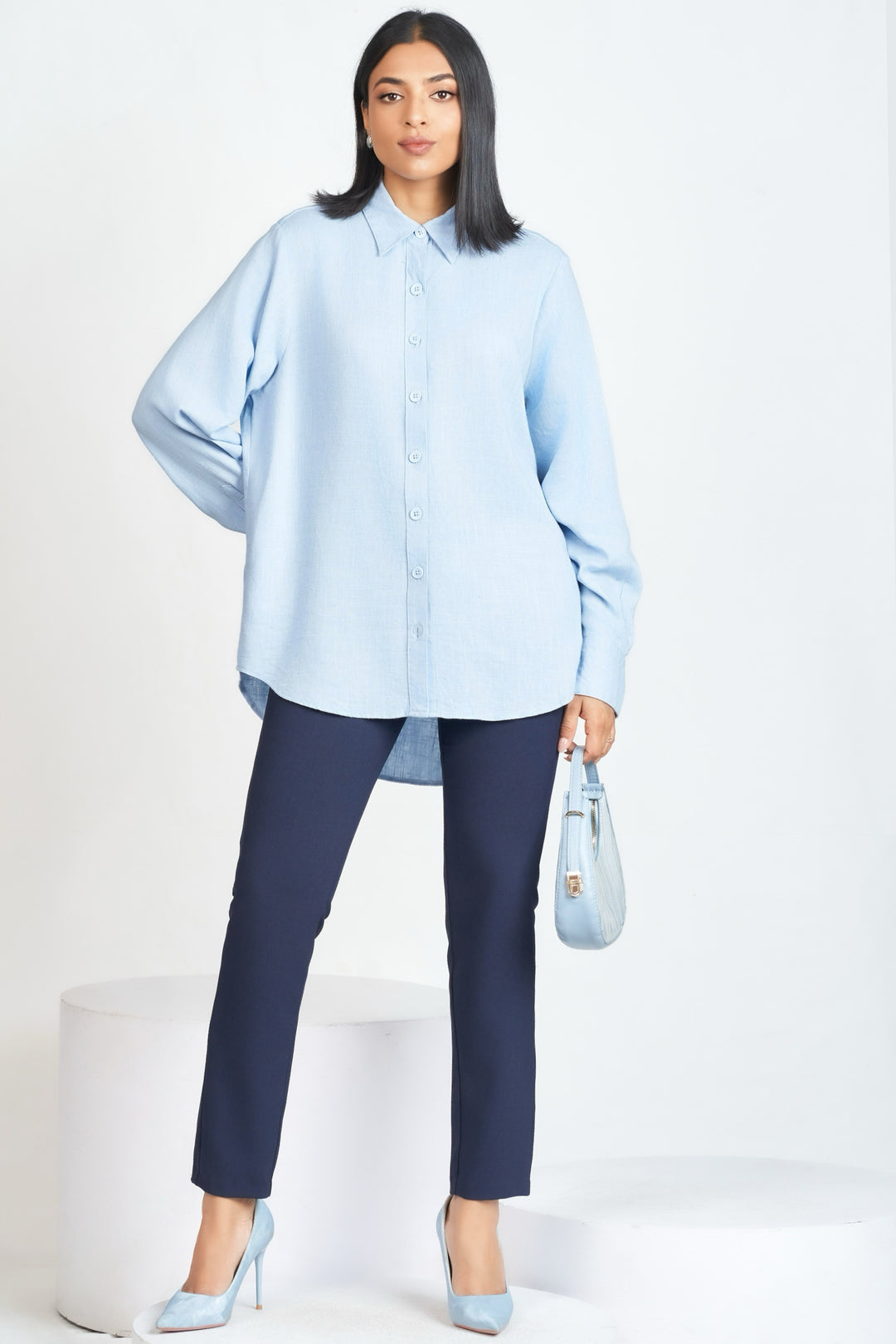 Light Blue Oversized Shirt