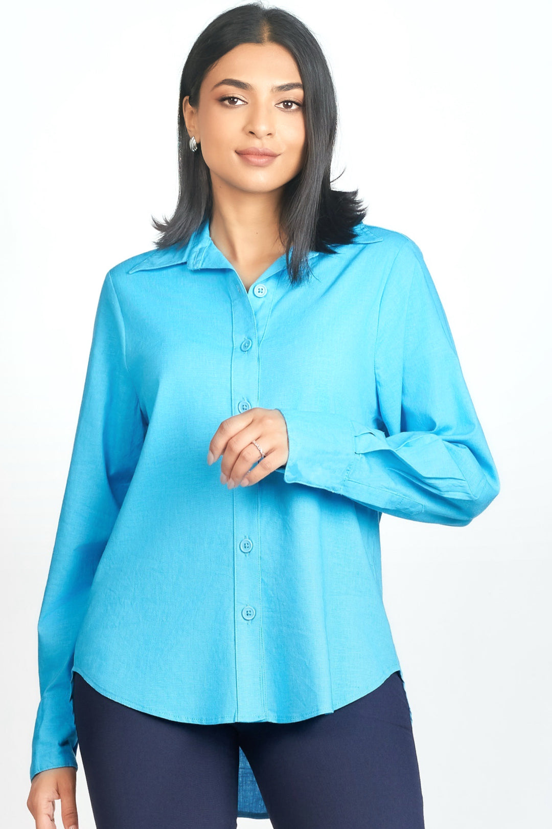 Bright Blue Oversized Shirt