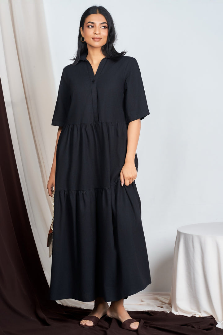 Black Shirt Dress