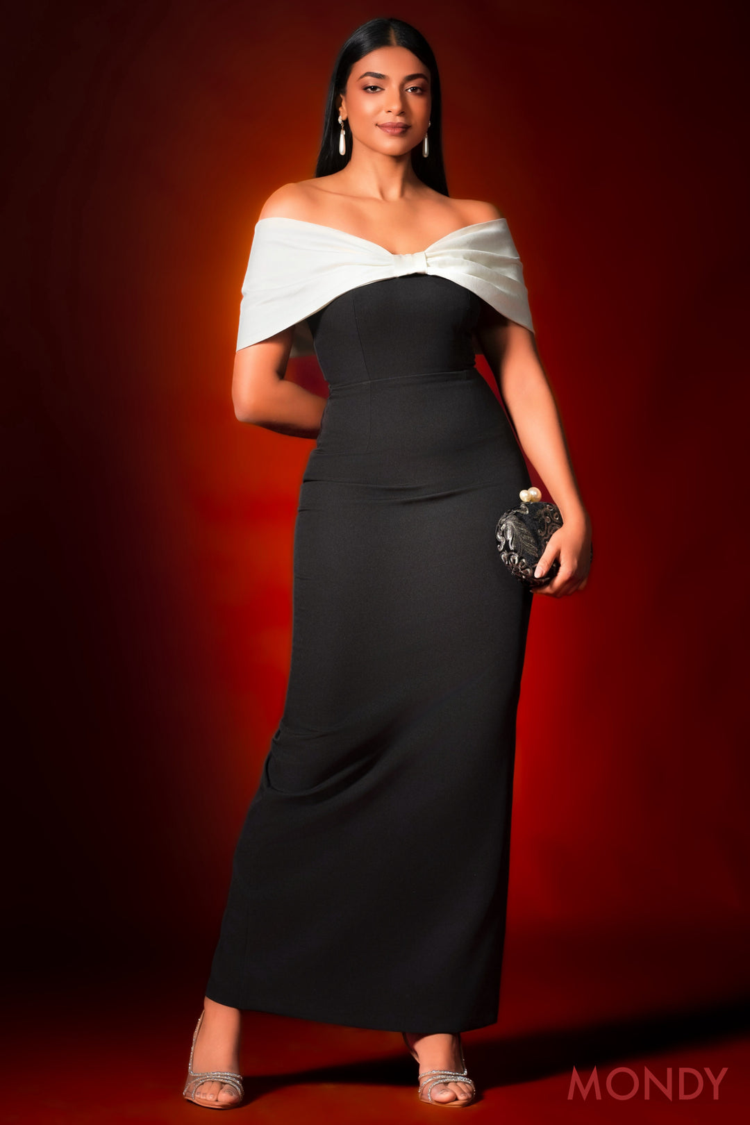 Off Shoulder Bow Dress