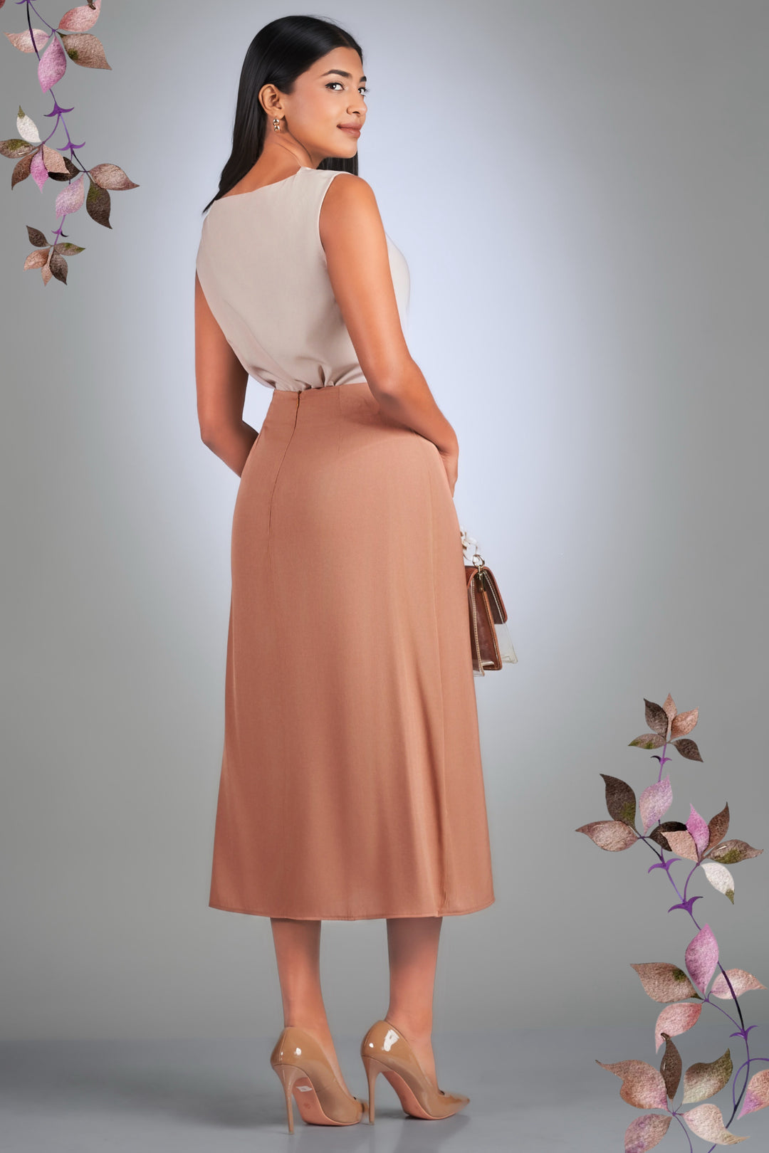 Sleeveless Cowl Neck Top