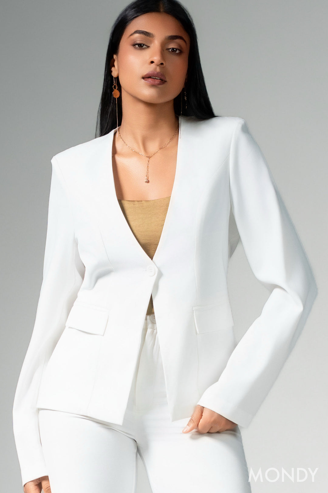 Single Button Blazer