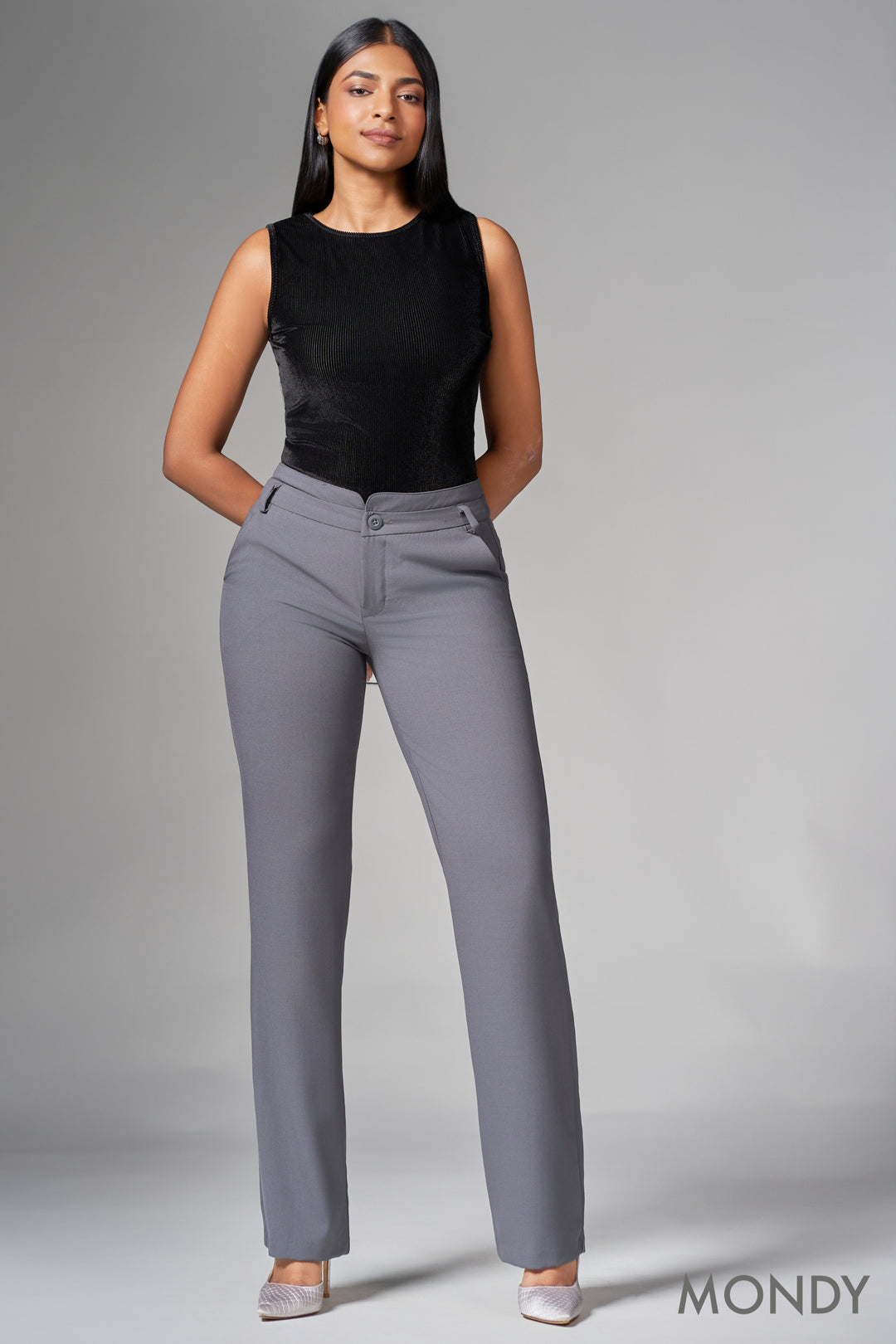 Regular Waist Boot Cut Pant