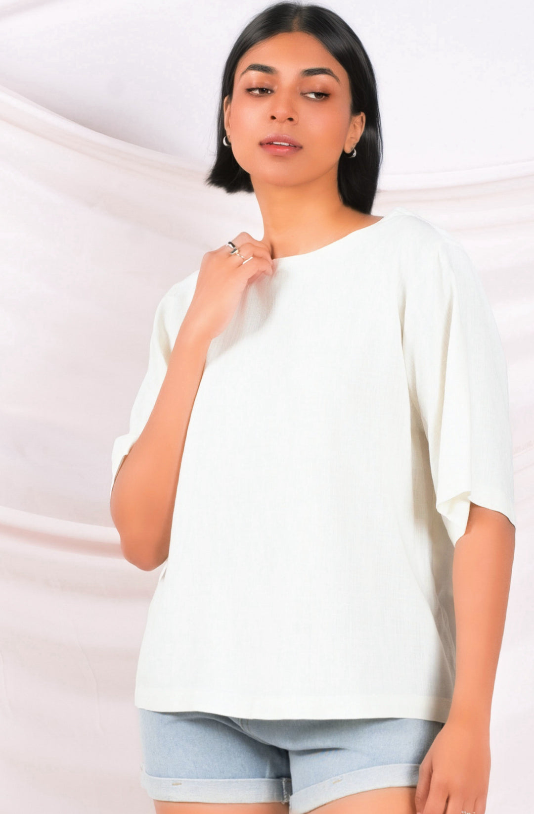 Round Neck Relaxed Top