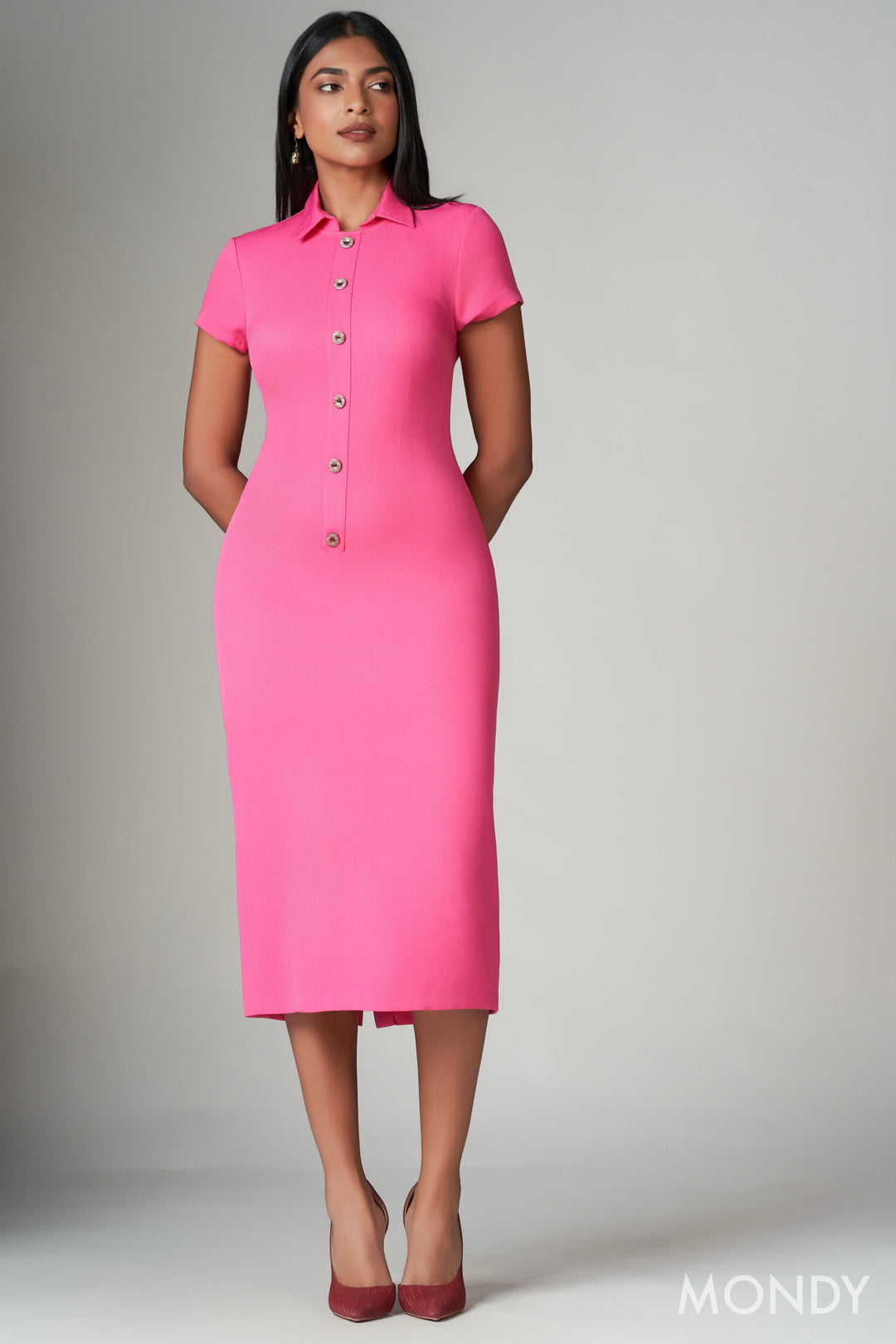 Pink Sheath Dress