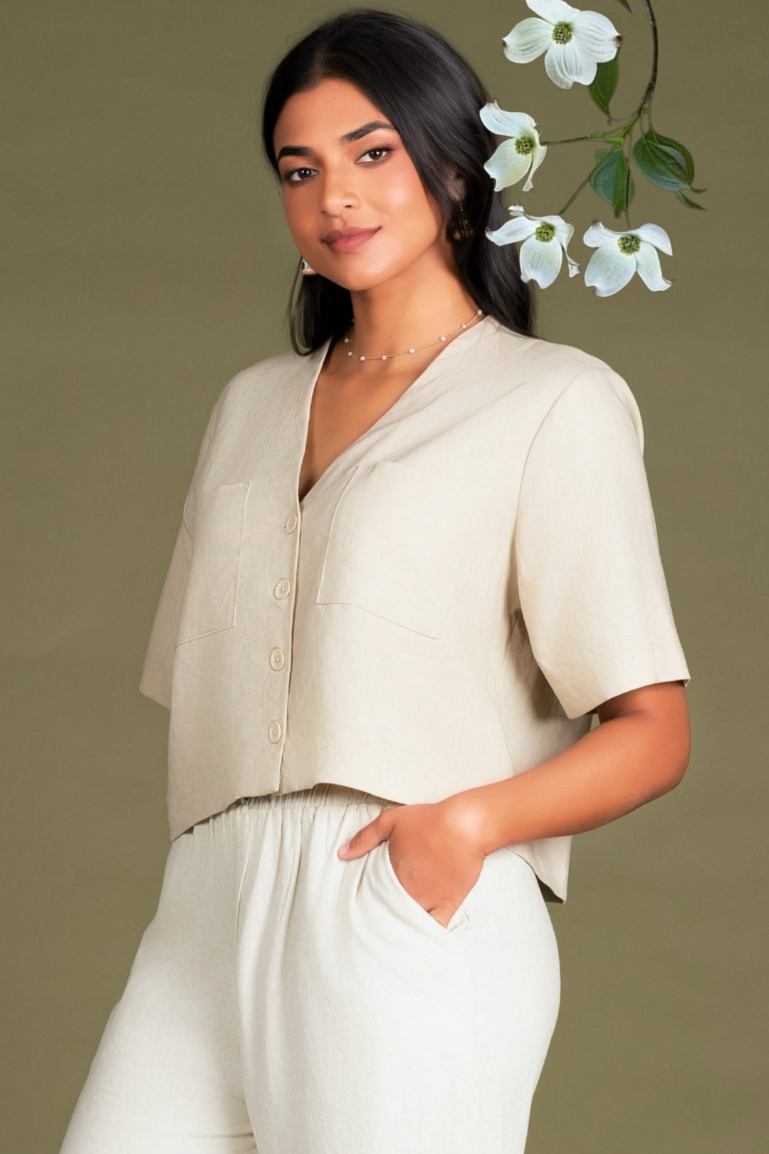 Short Sleeve Cropped Top