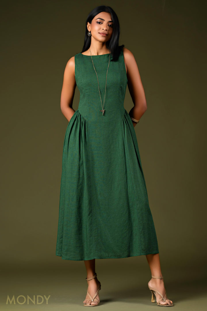Princess Cut Midi Dress