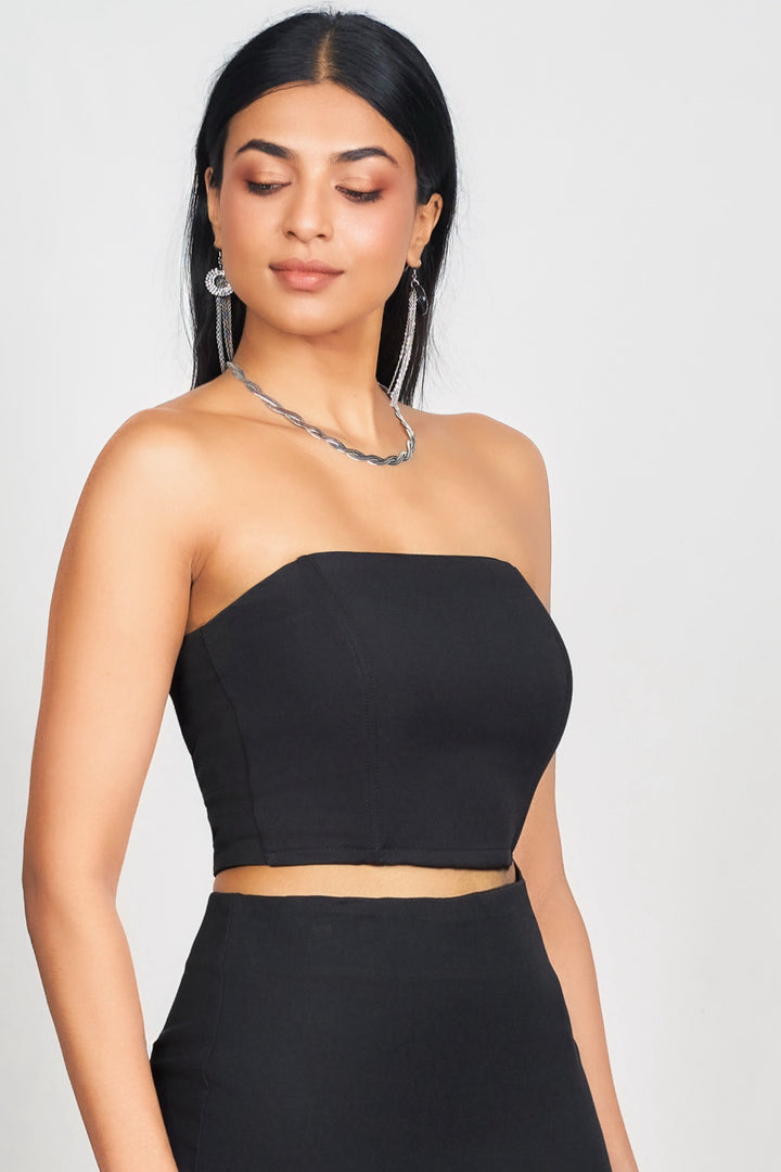 Strapless Crop Top
