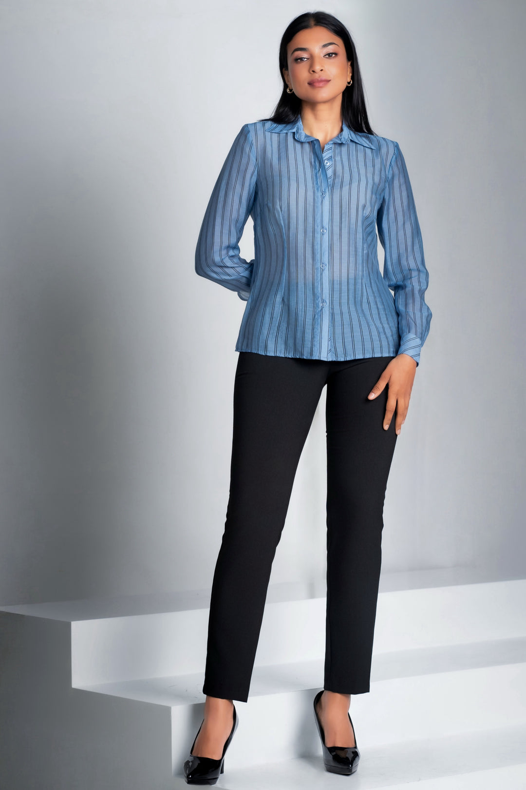 Long Sleeve Stripe Shirt