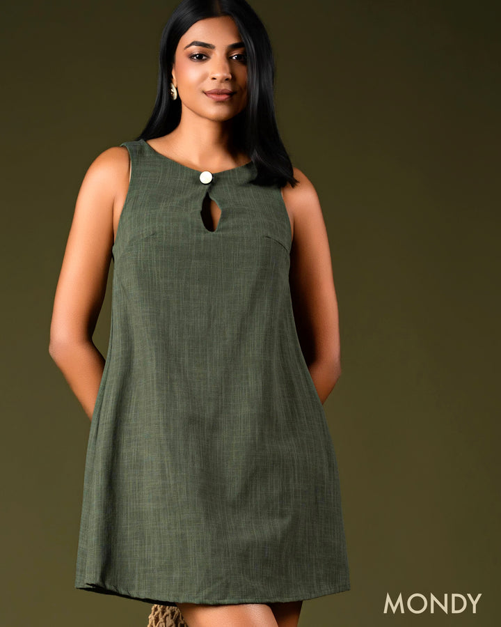 Sleeveless Shift Dress