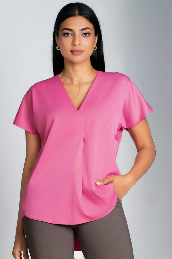 V Neck Relaxed Top