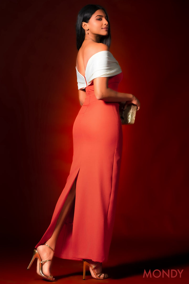 Off Shoulder Bow Dress