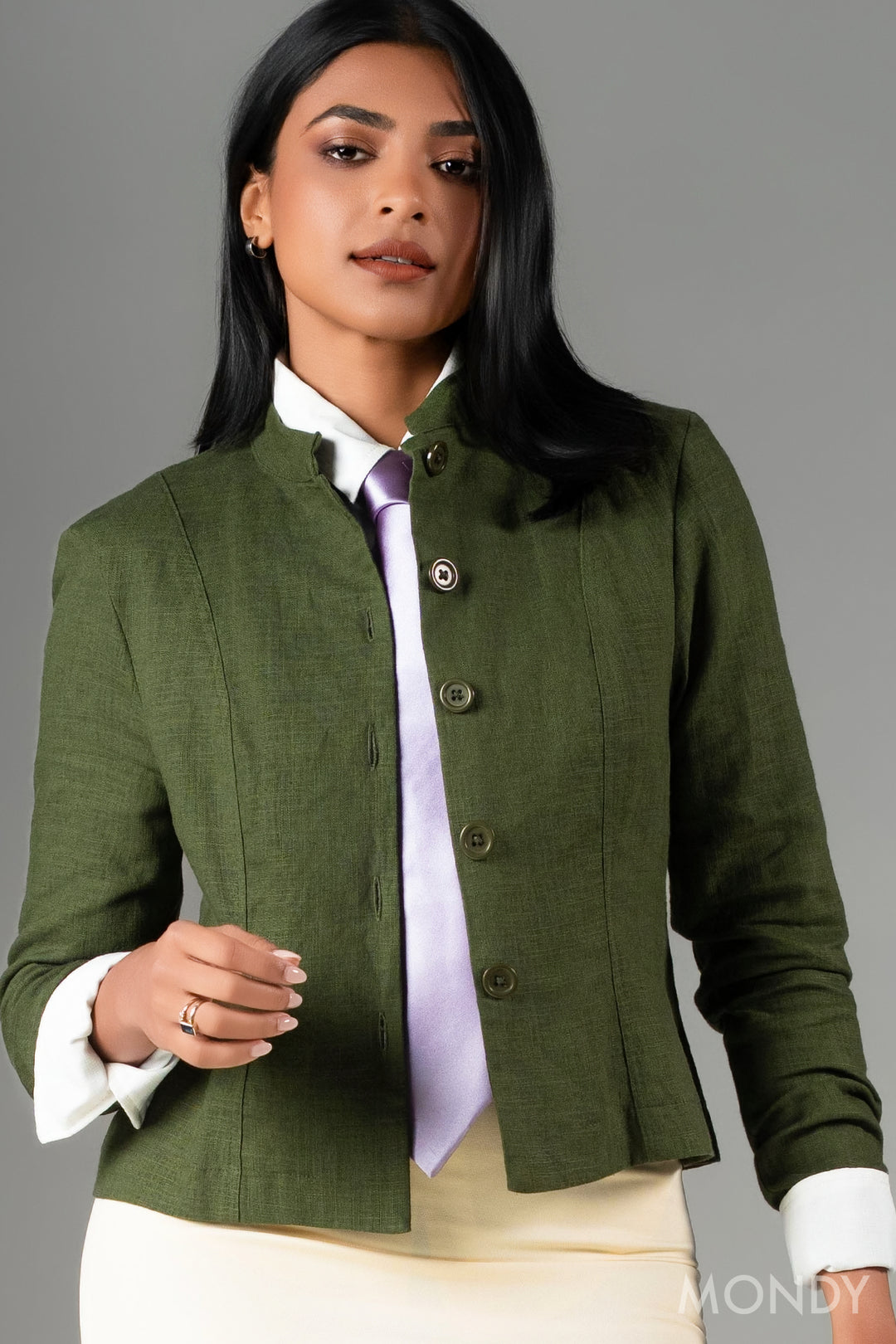 Mandarin Collar Jacket