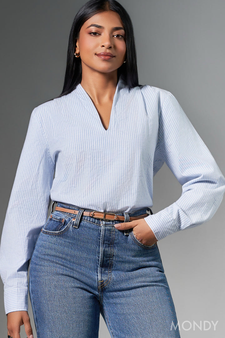 Long Sleeve Stripe Top