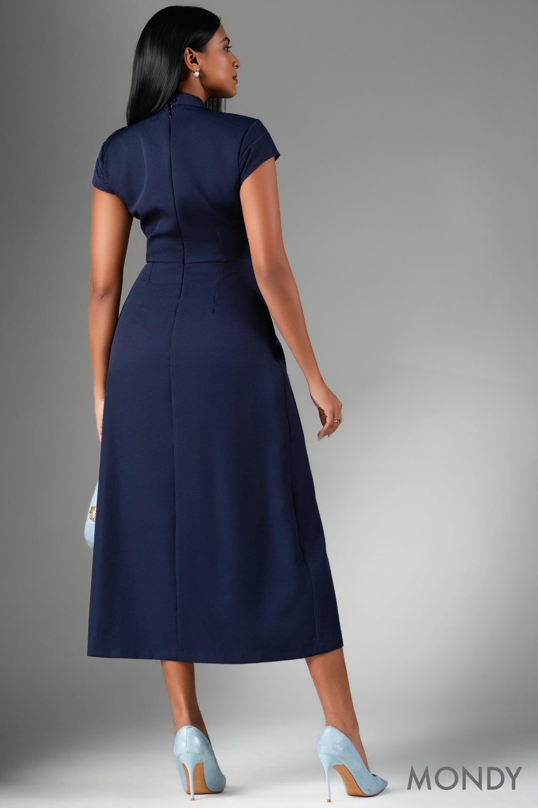Cap Sleeve Midi Dress