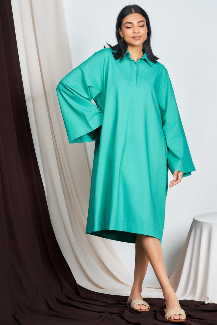 Green Oversized Dress