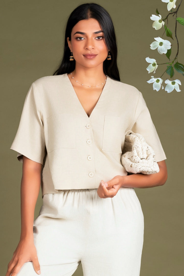 Short Sleeve Cropped Top