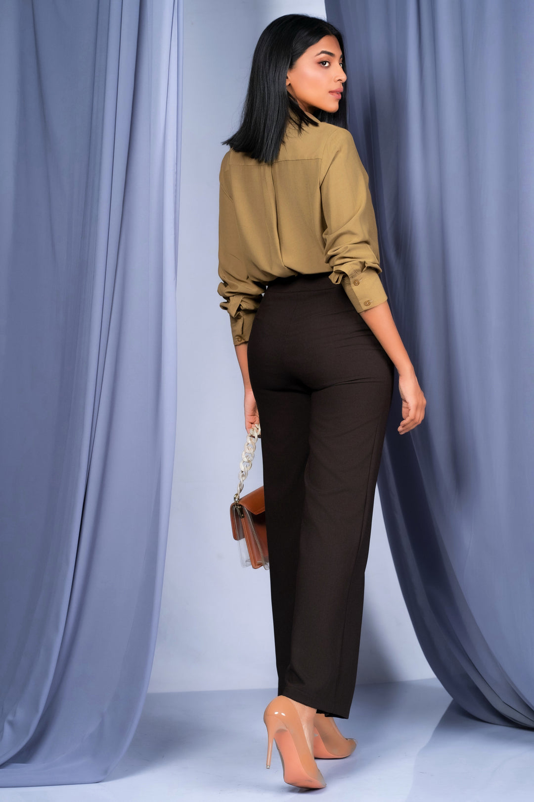 High Waist Wide Leg Pant