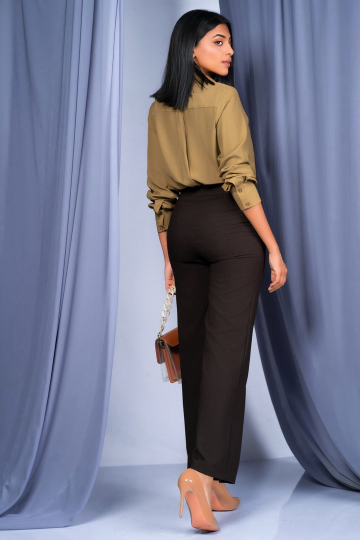 High Waist Wide Leg Pant