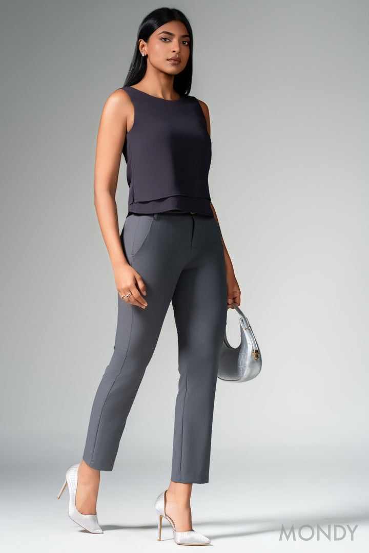 Sleeveless Layered Top