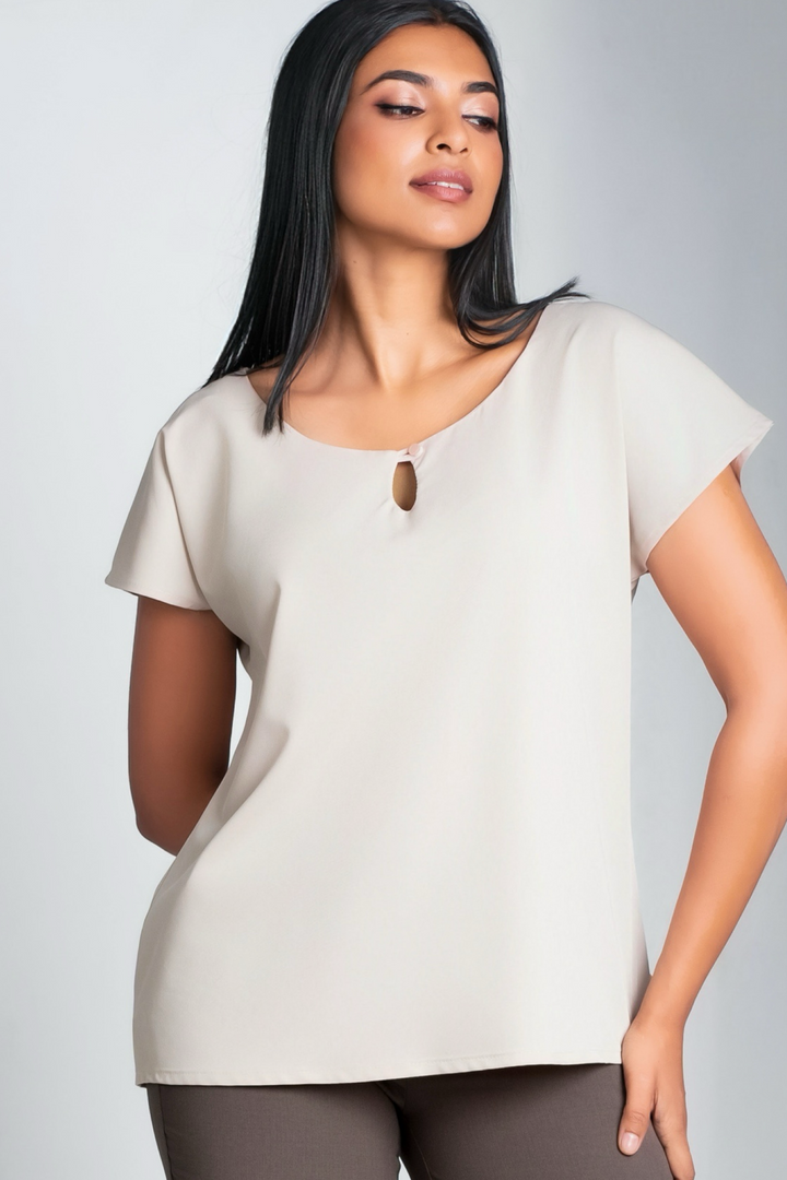 Round Neck Relaxed Top