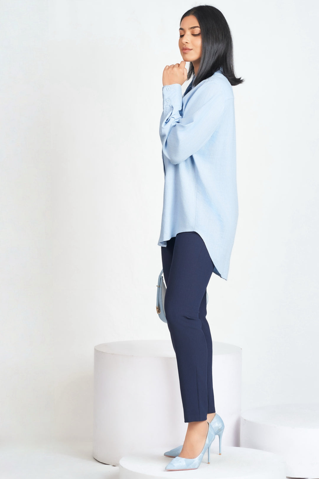 Light Blue Oversized Shirt