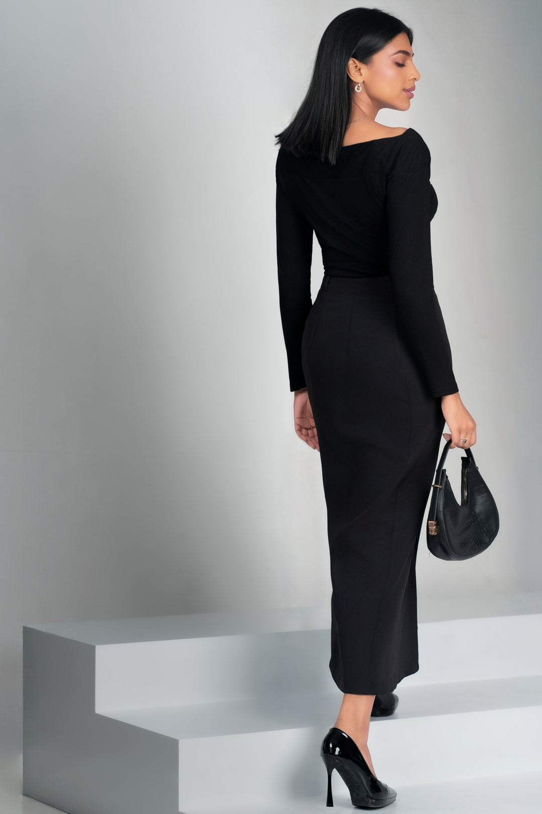 Button Up Maxi Skirt