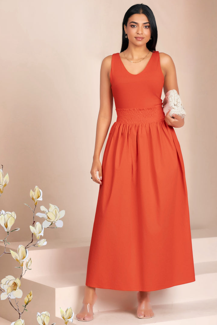 Hight Waist Maxi Skirt