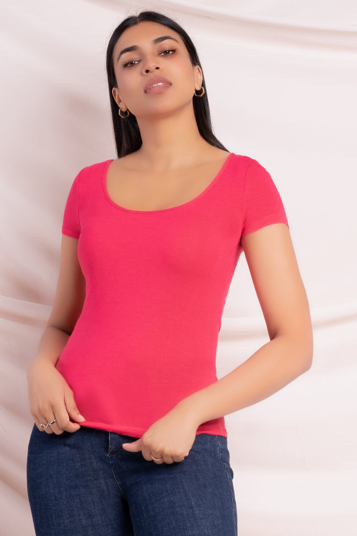 Basic U-Neck T-Shirt