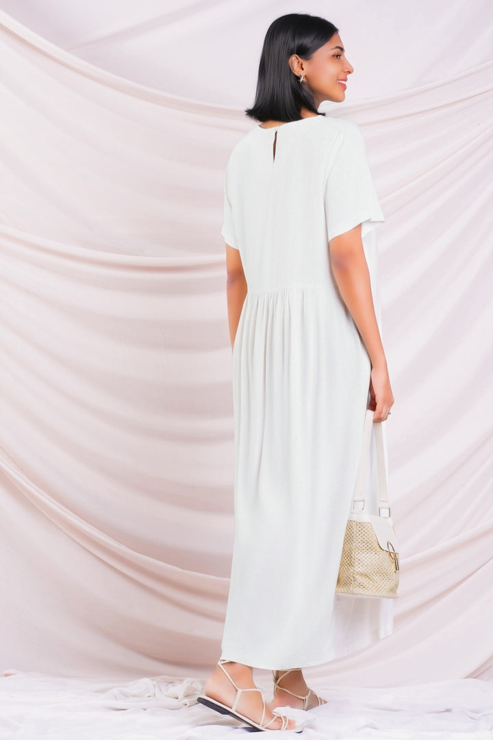 Oversized Linen Maxi Dress