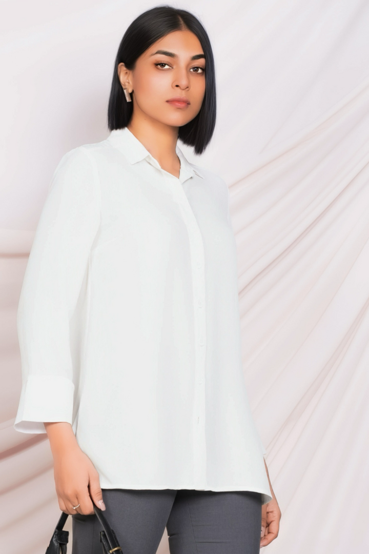 Oversized Chiffon Shirt