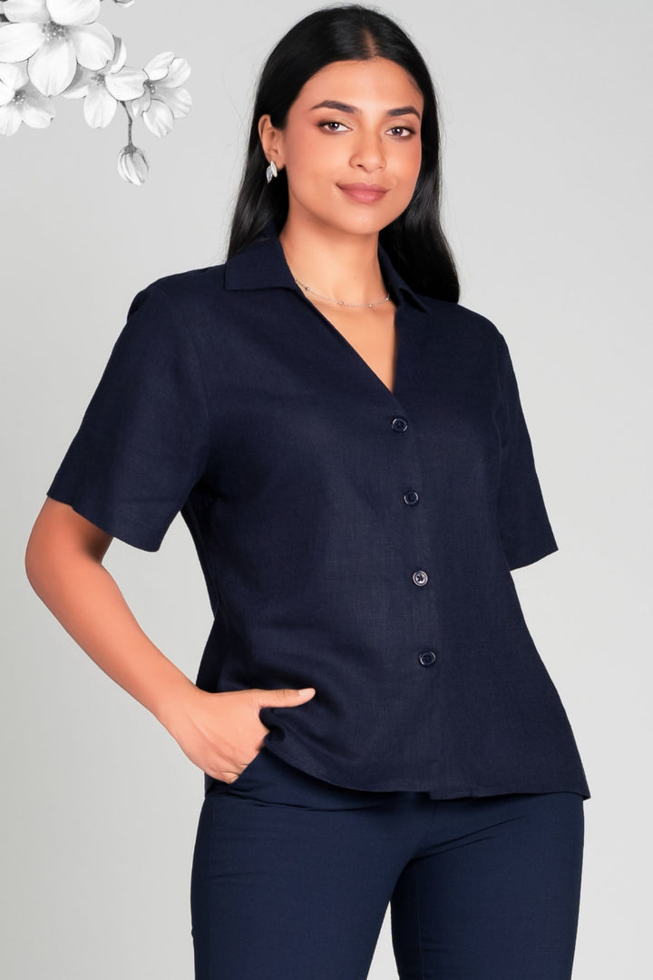 Navy Short Sleeve Shirt