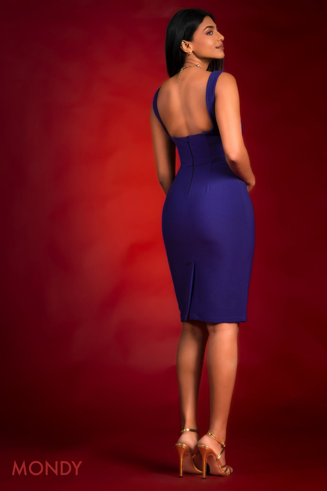 Purple Bodycon Mini Dress