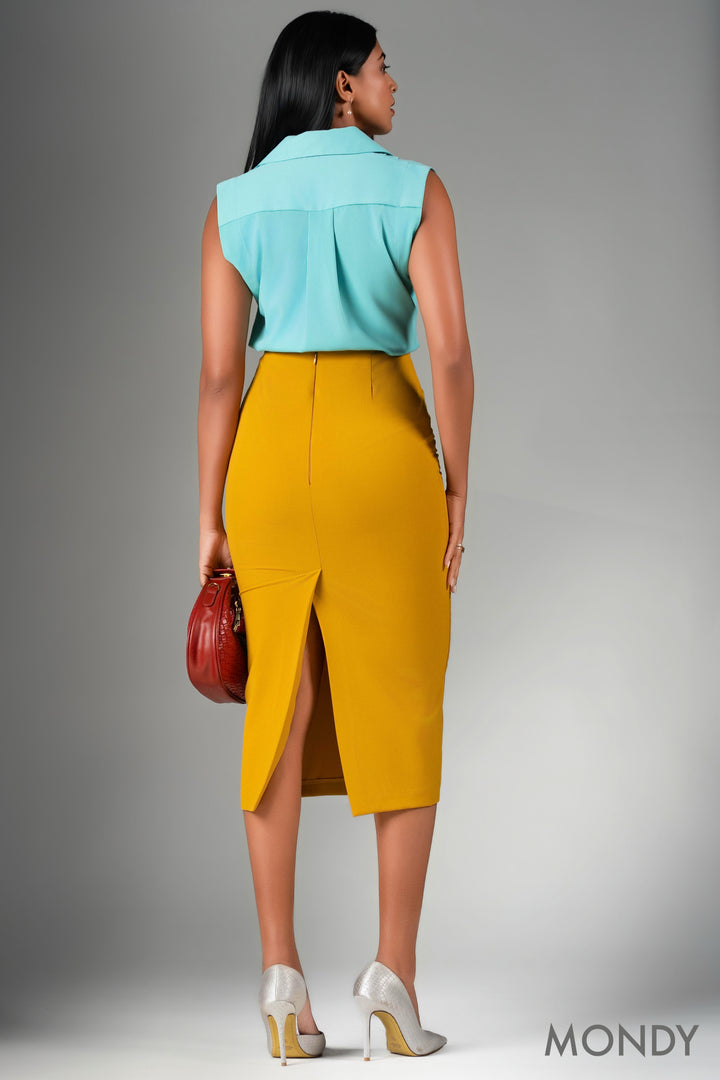 Midi Pencil Skirt