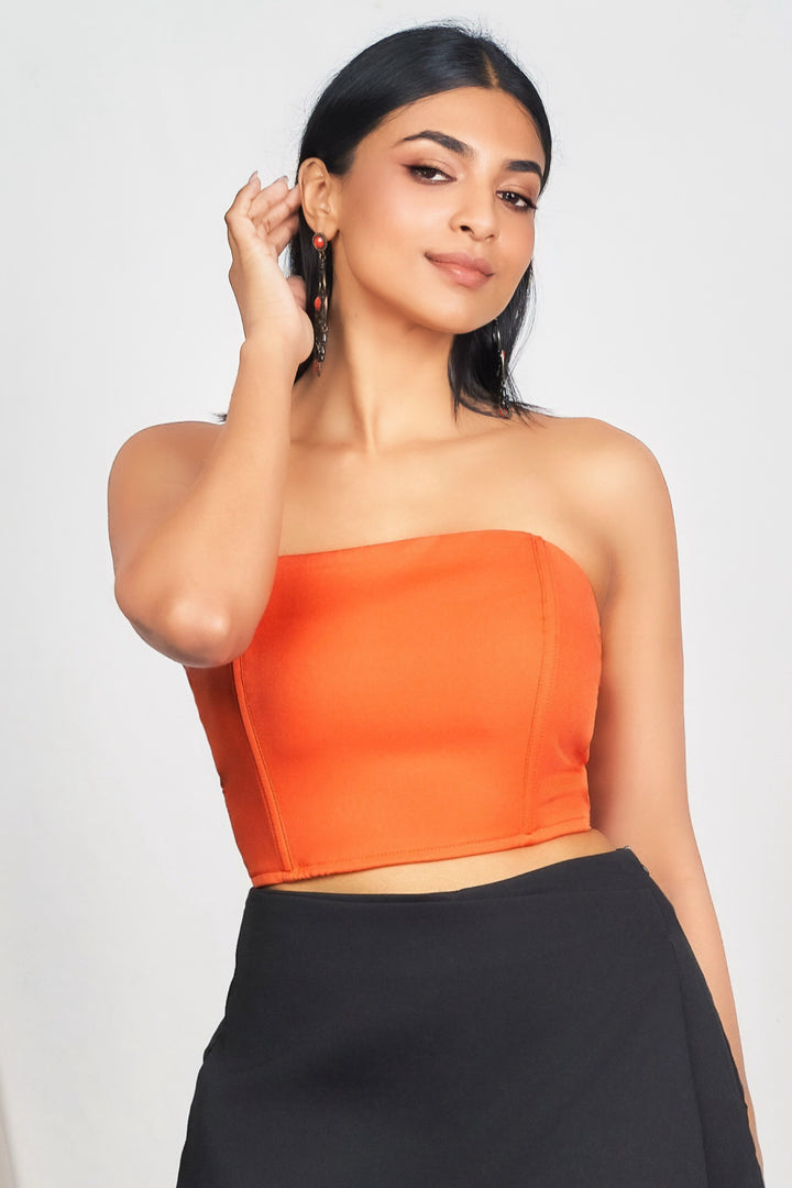 Strapless Crop Top