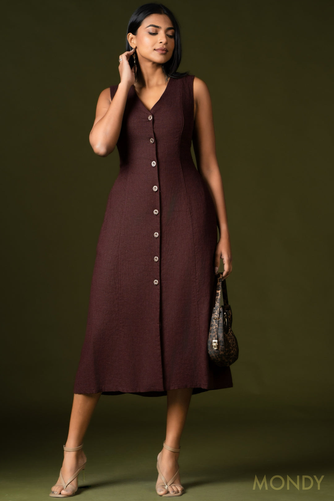 Button Up Midi Dress