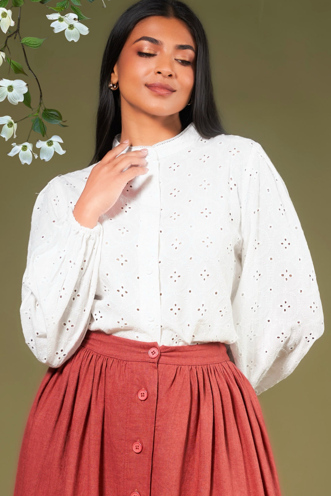 Cutlone Button Up Top