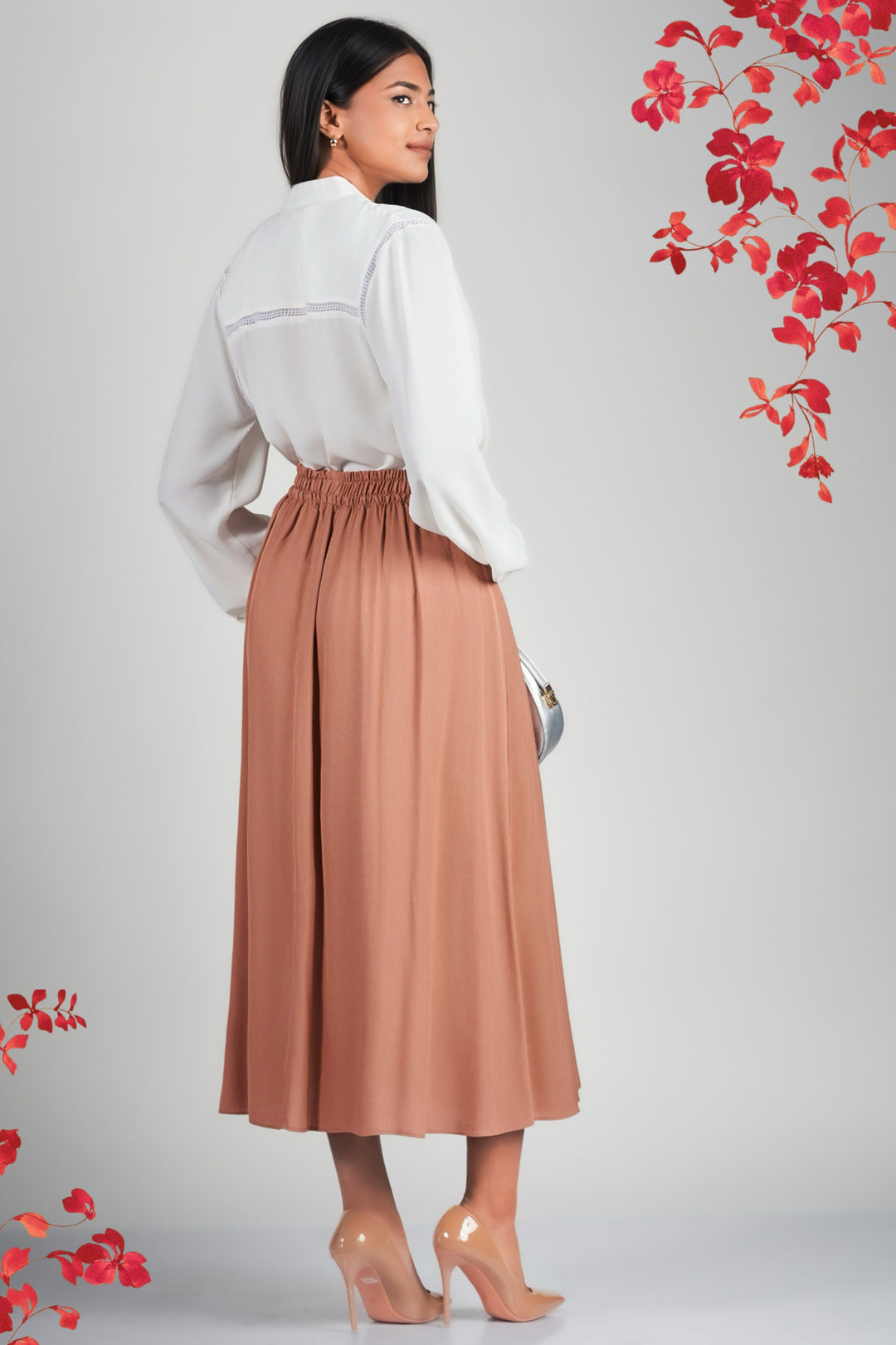 Midi Wrap Skirt